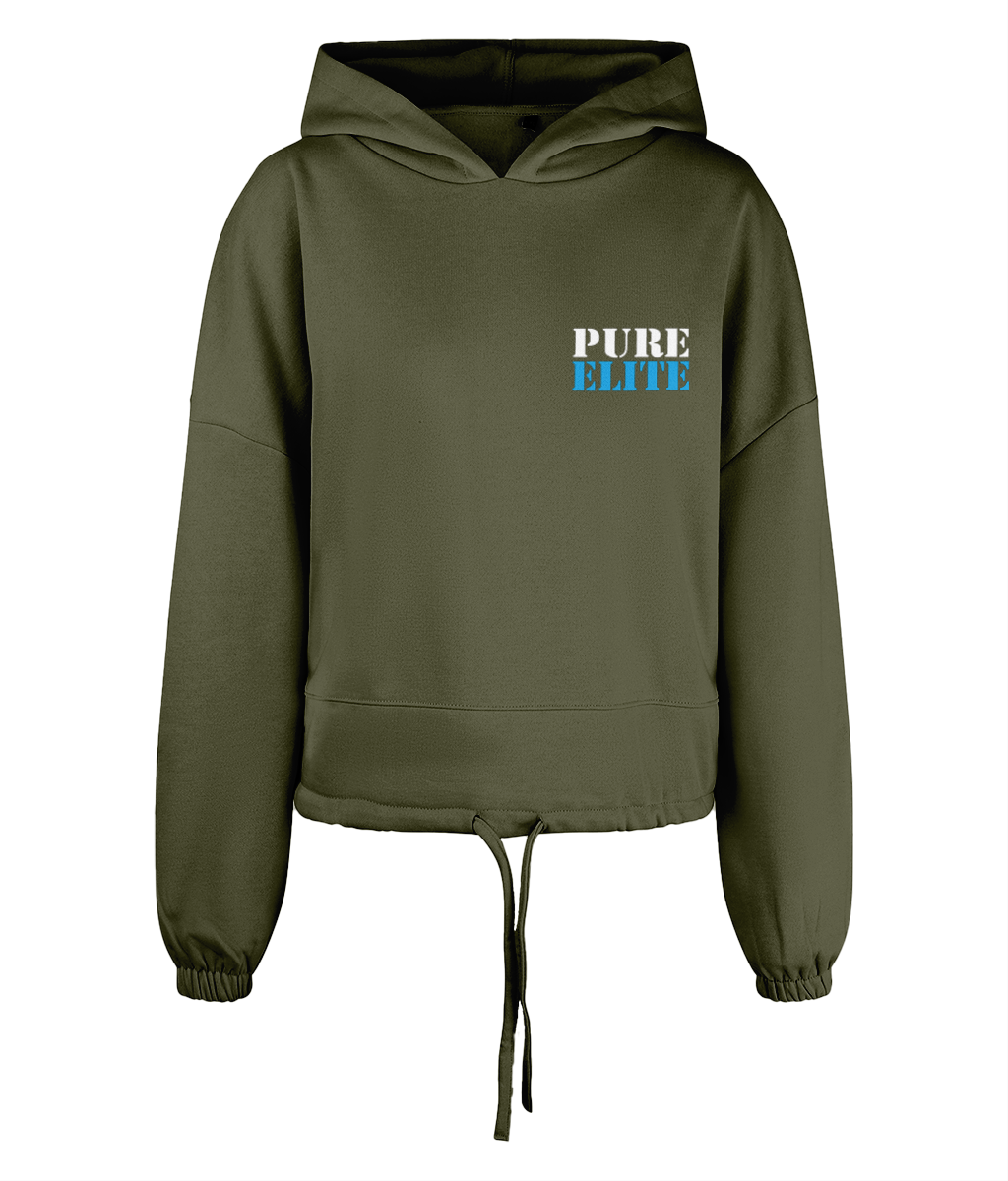 Women's Cropped Oversized Hoodie