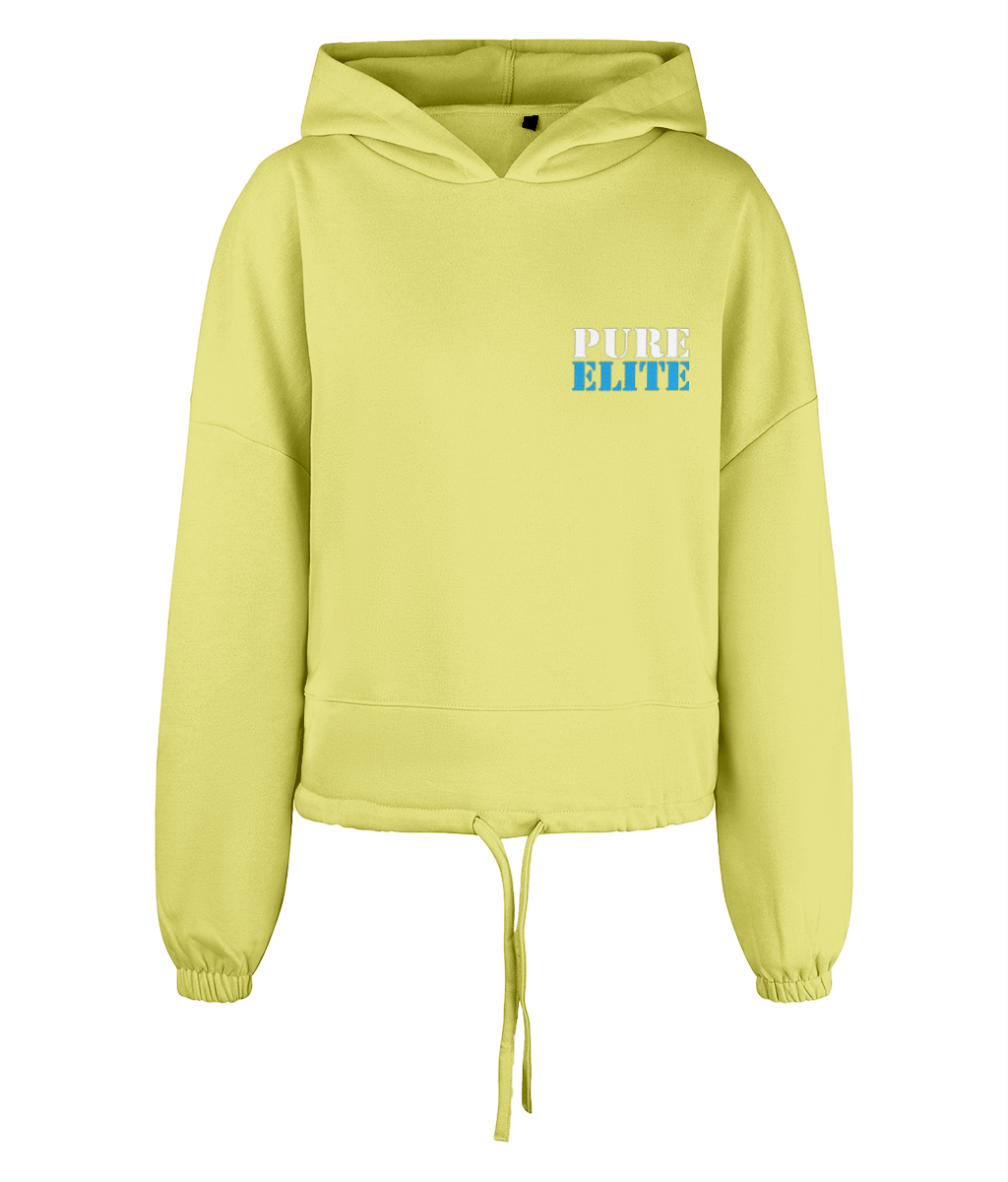 Women's Cropped Oversized Hoodie